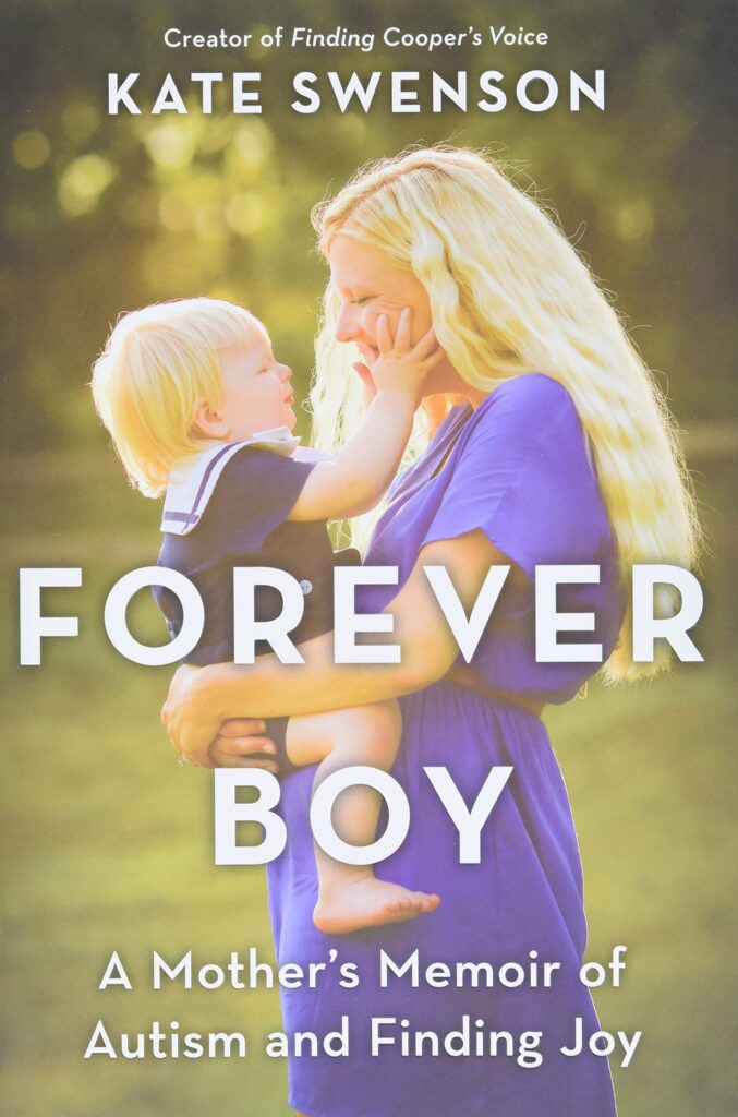 Book Cover for Forever Boy. Image of mother holding toddler boy